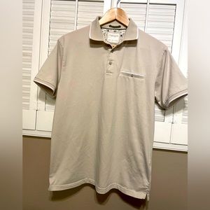 DENIM & FLOWER Beige Polo Shirt